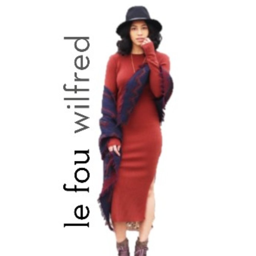 Aritzia Le Fou Wilfred Red Maxi Dress